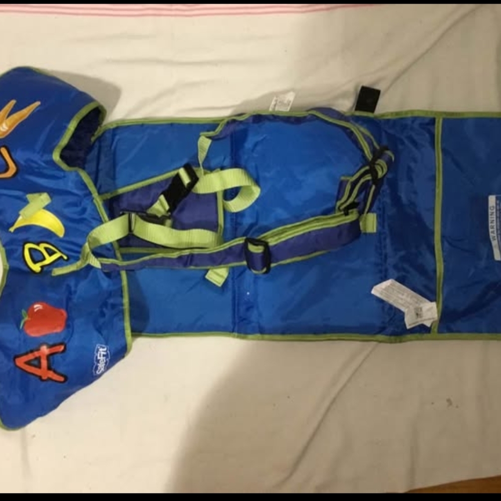 Blue Kids' Alphabet Sleeping Bag